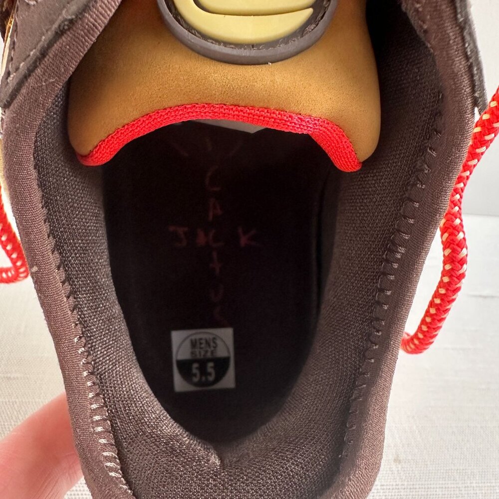 Nike Air Max 1 Travis Scott Cactus Jack Baroque Brown US Mens 5.5, Womens Size 7 - Picture 11 of 16